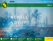 Tablet Screenshot of countyofnewell.ab.ca